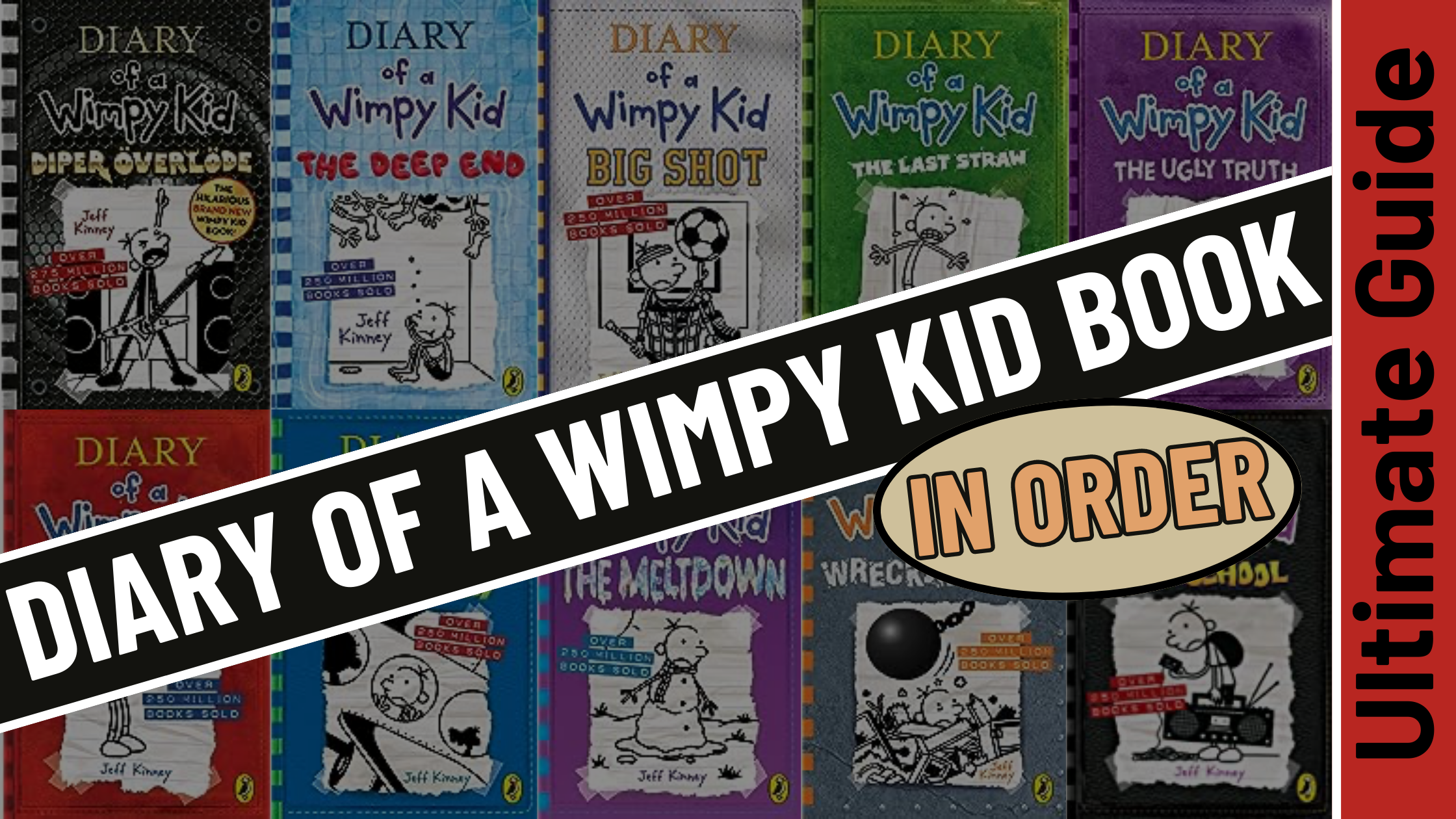Diary of a wimpy kid books in order