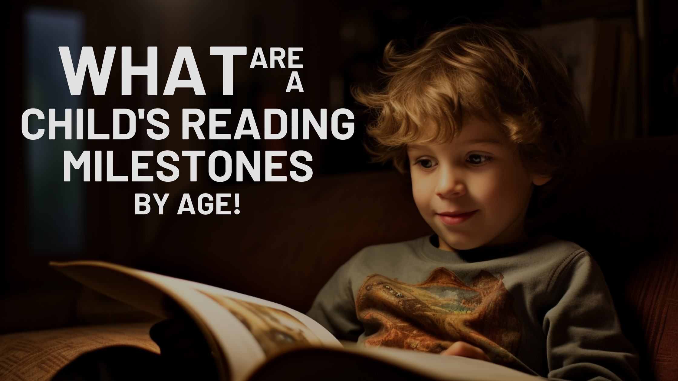child's reading milestones