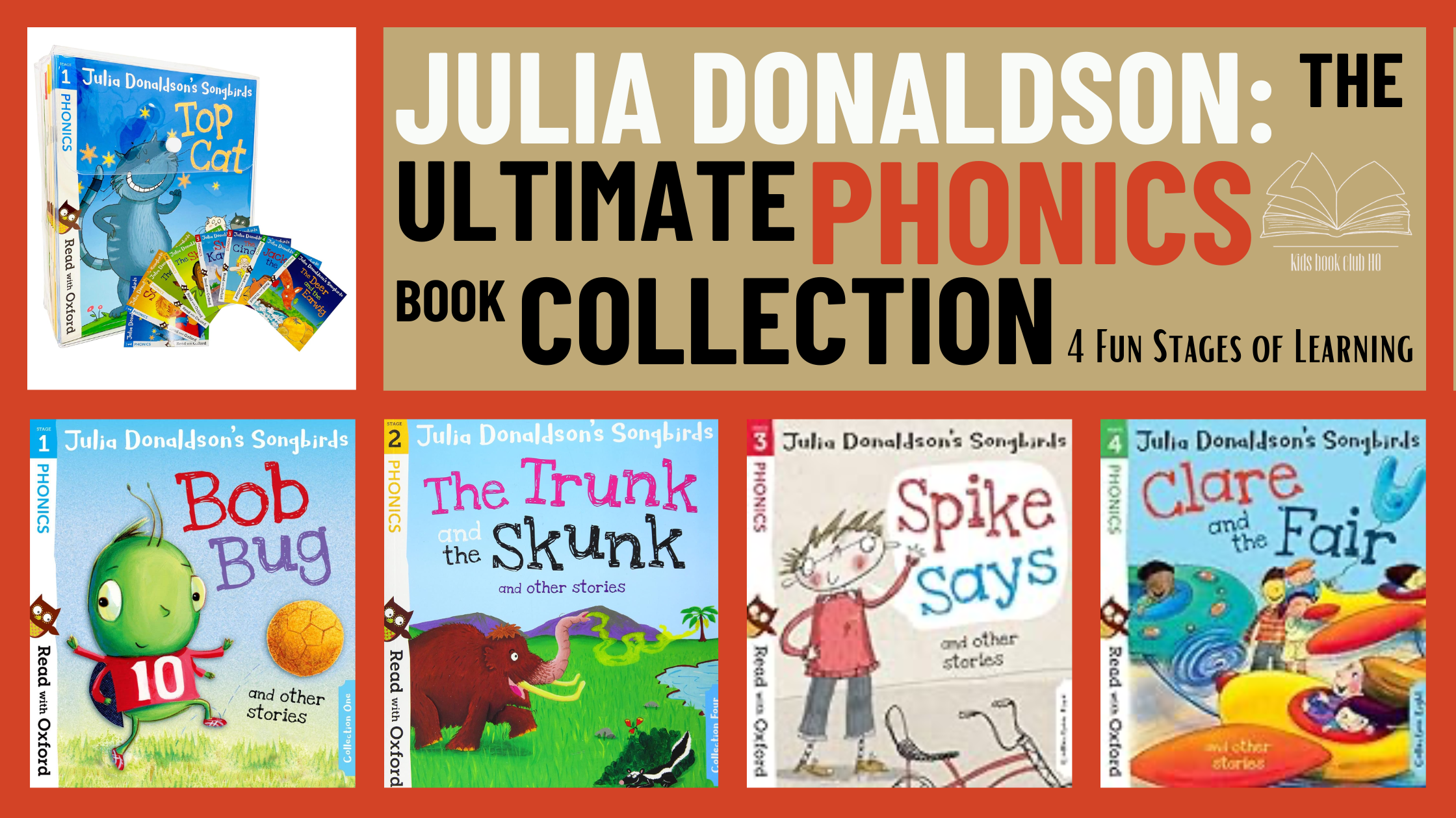 Julia Donaldson: the Ultimate phonics book collection